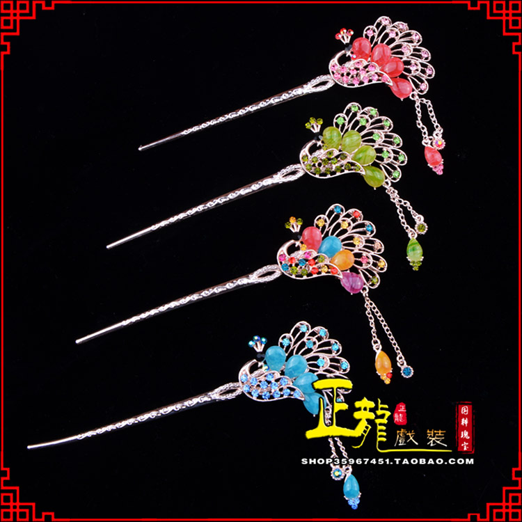 尉犁头饰化妆用品饰品花旦小姐青衣头饰簪子发簪 发簪