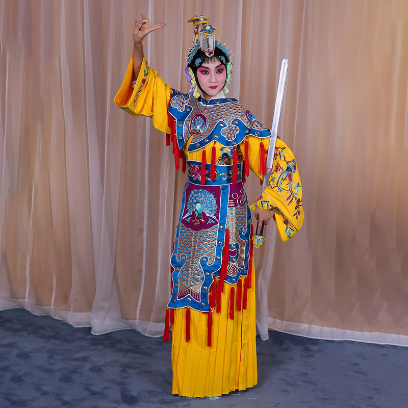 尉犁霸王别姬虞姬服 软绉别姬服