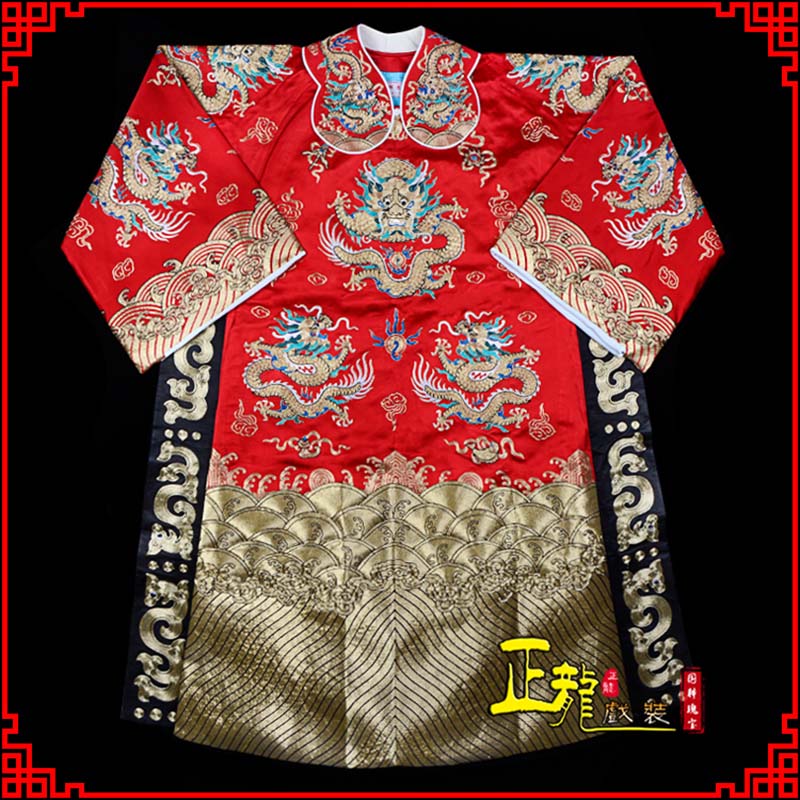 尉犁皇帝蟒袍全金八宝团龙蟒