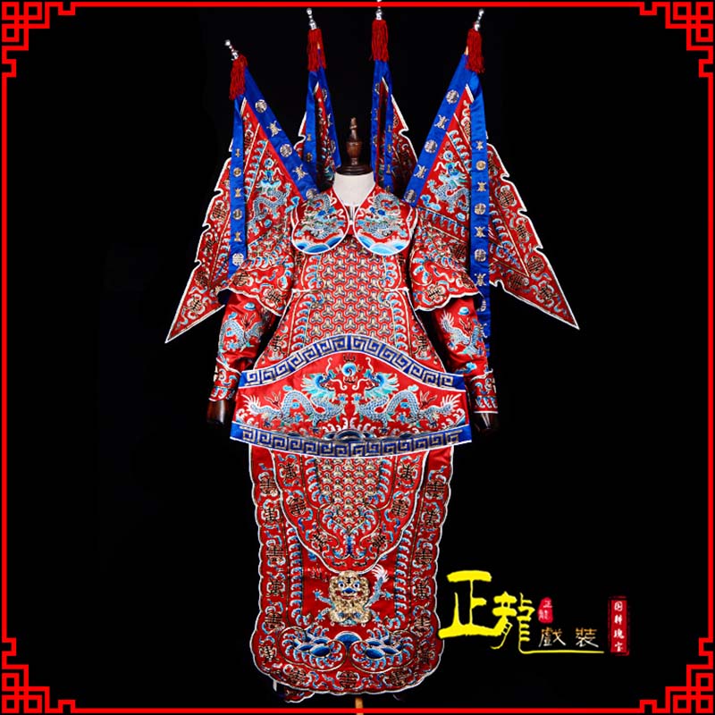 尉犁武生戏服戏曲武将靠